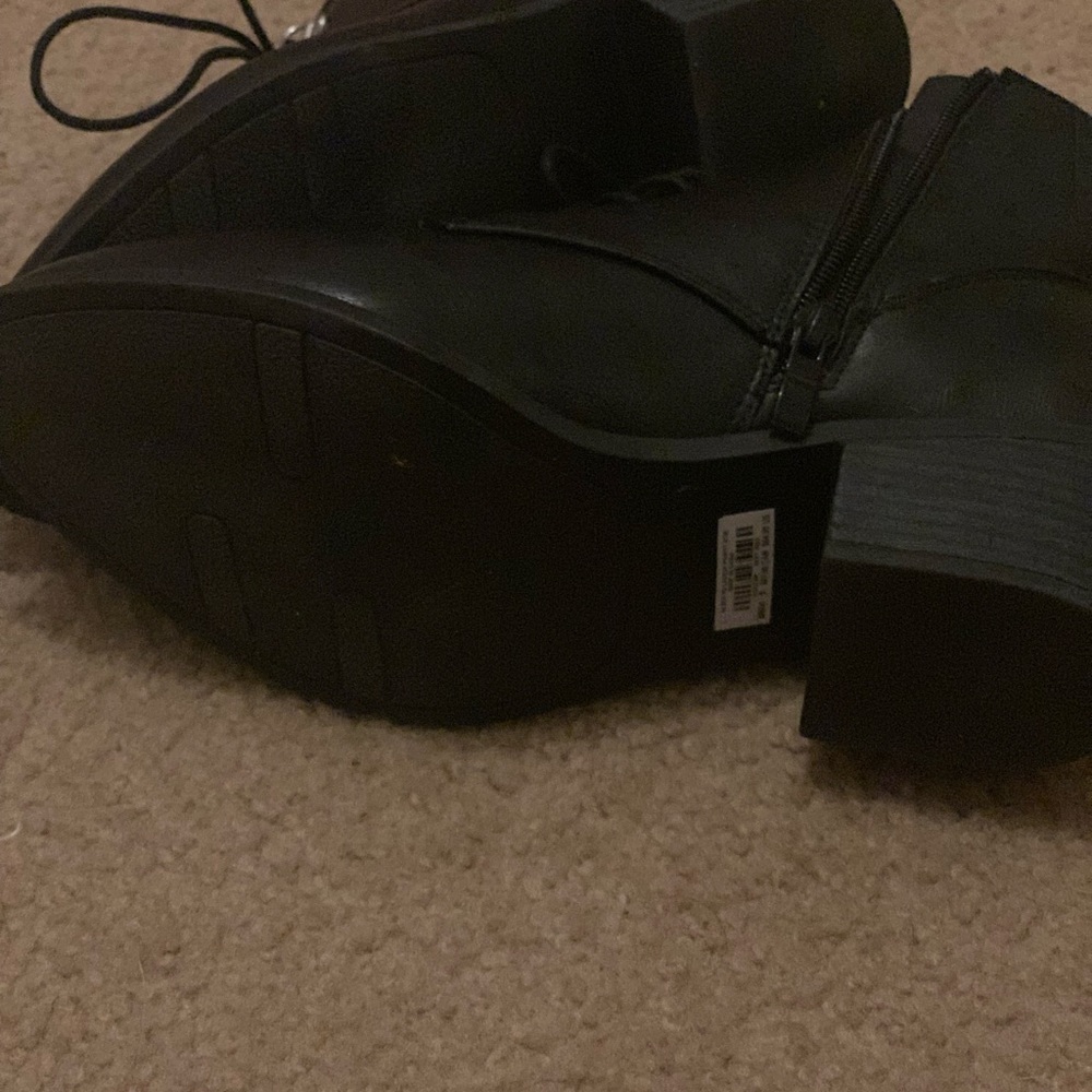 Torrid Black Laceup Boots size 9